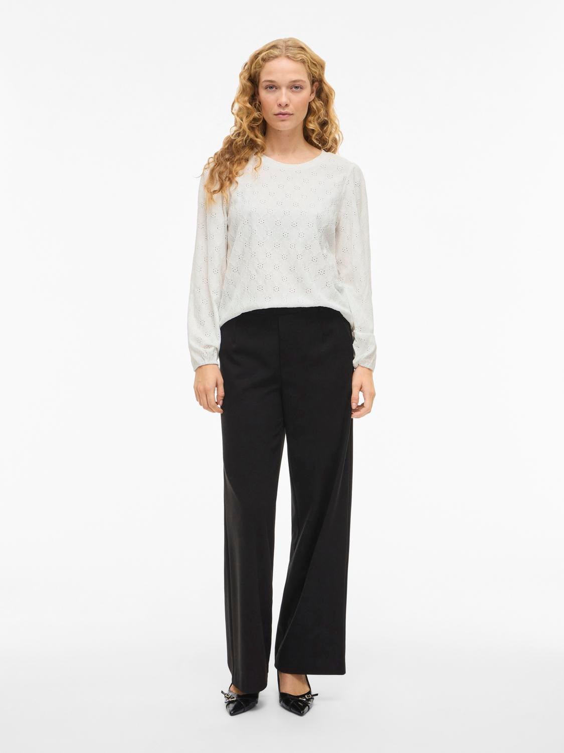 VIASTA Top - Snow White - VERO MODA & VILA Bergvik